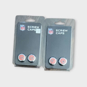 NFL Cleveland Browns License Plate Screw Caps (4 Screw Caps)